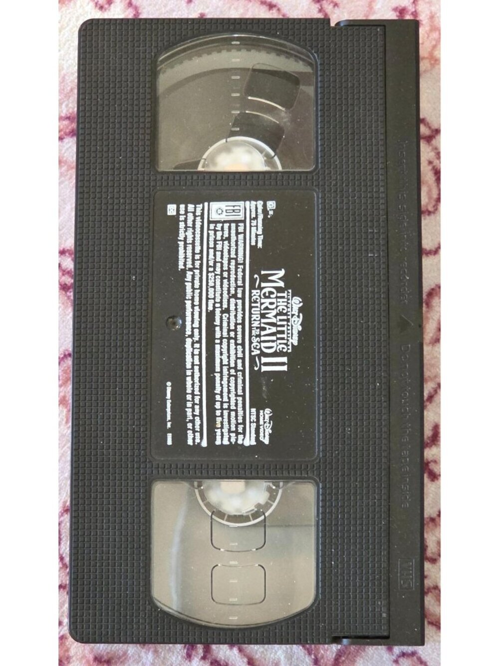 The Little Mermaid 2 Return to the Sea (VHS 1998) Walt Disney Cartoons No Case